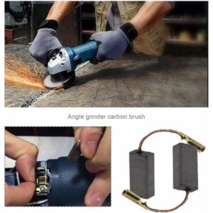 Balais charbon TRIMEC en lot de vingt, compatibles avec une meuleuse Bosch