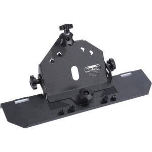 Support de meuleuse pour carrelage avec plaque dédiée au chanfreinage