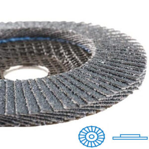 Disque FINISH RB 48024 à lamelles plates, abrasif zirconium et plateau renforcé