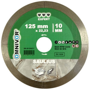 Disque diamant OMNIVOR SAULIUS à segment soudé pour matériaux minéraux