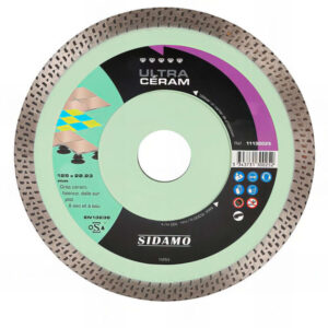 Disque diamant Sidamo Ultra Céram pour grès céram et faïence