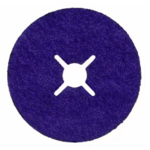 Disque fibre 3M Cubitron III grain 36+ pour ponçage des métaux