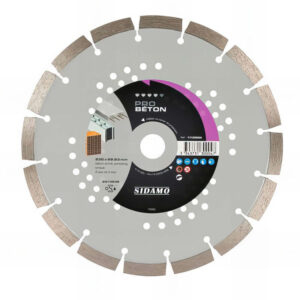 Disque diamant pro béton Sidamo à segments pour coupe du béton
