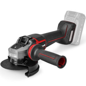 Meuleuse d’angle Einhell brushless avec poignée auxiliaire et carter de disque