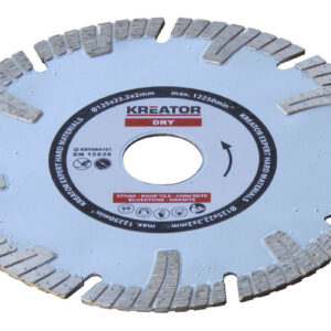 Disque diamant Kreator segmenté pour béton armé, pierre de taille et granit
