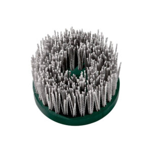 Brosse circulaire Metabo en SiC avec poils ondulés et grain P 80