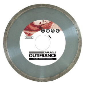 Disque diamant OUTIFRANCE à jante continue lisse pour carrelage et céramique