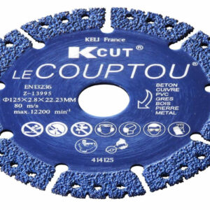 Disque diamant OUTIFRANCE annoncé pour le tronçonnage de matériaux variés