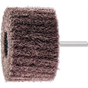 Meule sur tige Polinox PLN5030 en non-tissé radial, grain 180