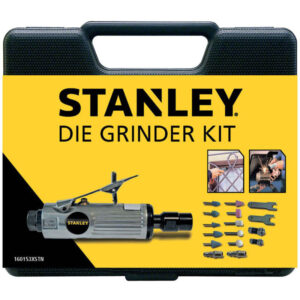 Meuleuse pneumatique Stanley 160153XSTN avec coffret et meules abrasives